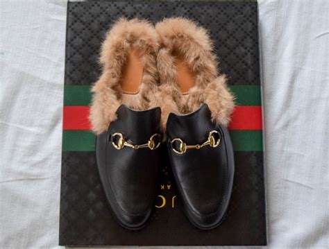 gucci fur loafers ebay|gucci fur loafers plaid.